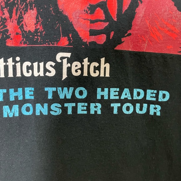 Rare Marilyn Manson Atticus Fetch Two Headed Monster Tour T-Shirt - Picture 3 of 4